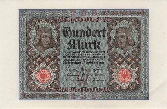 100 Mark 1920